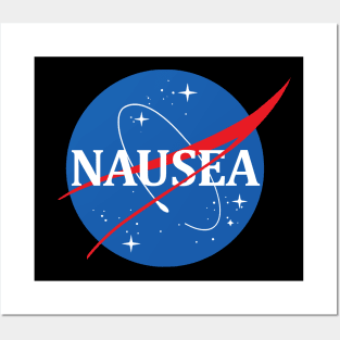 Nasa Logo Nausea Posters and Art